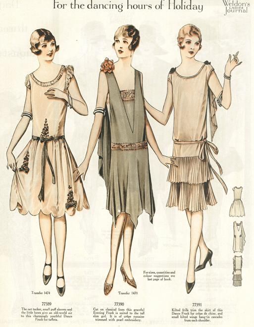 1920 and 1930 dresses