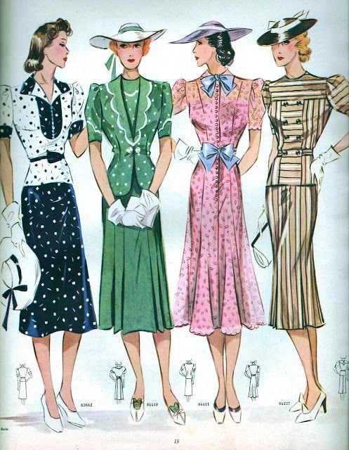 20th Century Fashion History: 1930 - 1940 | The Fashion Folks
