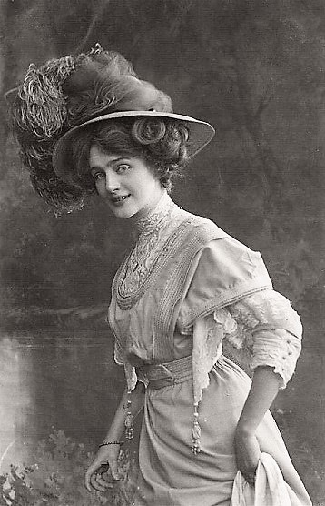 Fashion History Of Details The Merry Widow Hat 1900s The Fashion Folks