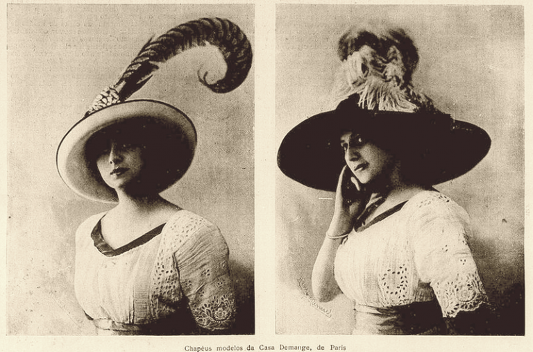 Fashion History of Details: The Merry Widow Hat (1900s) | The Fashion Folks